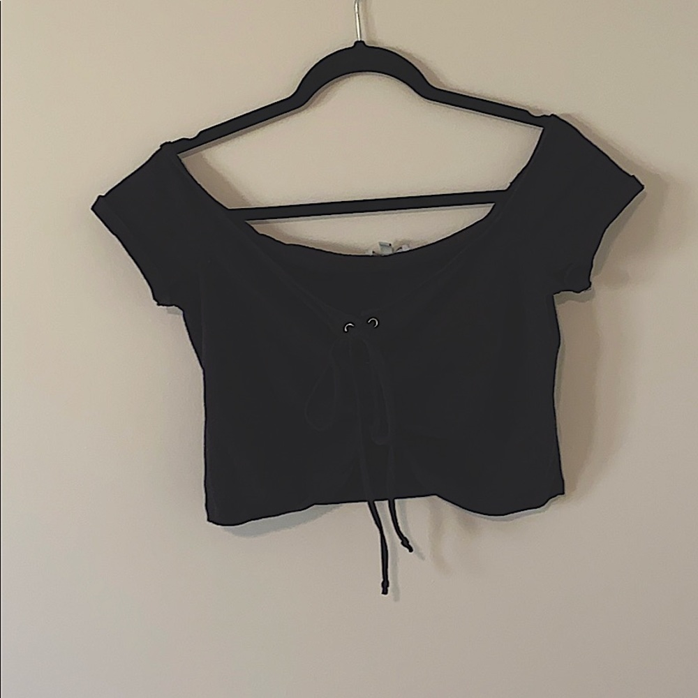 Tie up crop top